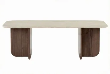 Salrin Soffbord 120x41x60 cm - Travertin, Venezia-valnöt - Möbler - Bord & matgrupp - Soffbord