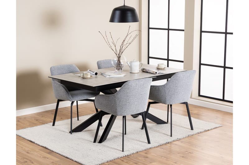 Salupa Matbord 210x90 cm - Grå - Möbler - Bord & matgrupp - Matbord & köksbord