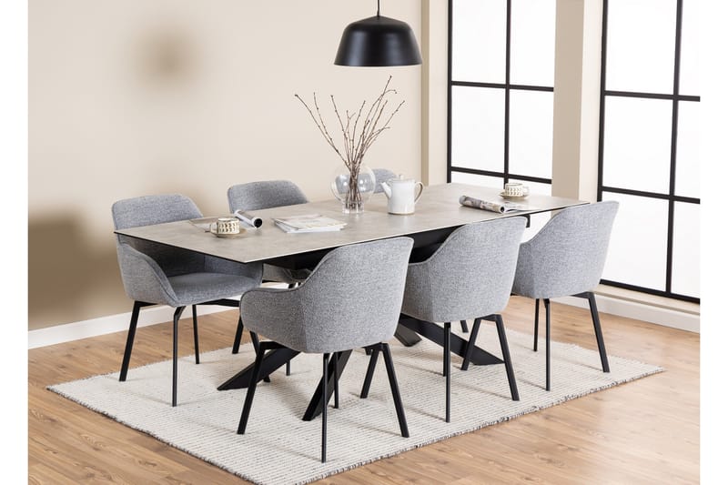 Salupa Matbord 210x90 cm - Grå - Möbler - Bord & matgrupp - Matbord & köksbord
