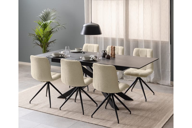 Salupa Matbord 210x90 cm - Svart - Möbler - Bord & matgrupp - Matbord & köksbord