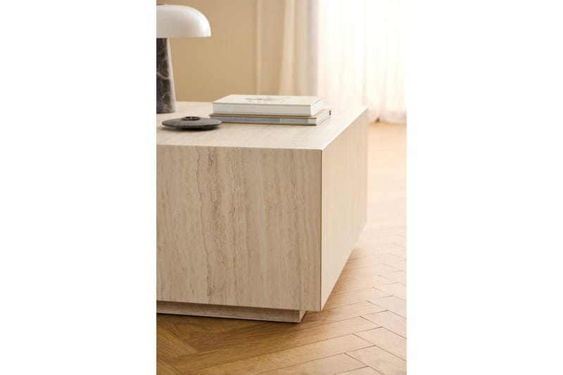 Samon Kvadratiskt Soffbord 90 cm i Sten - Beige - Möbler - Bord & matgrupp - Soffbord