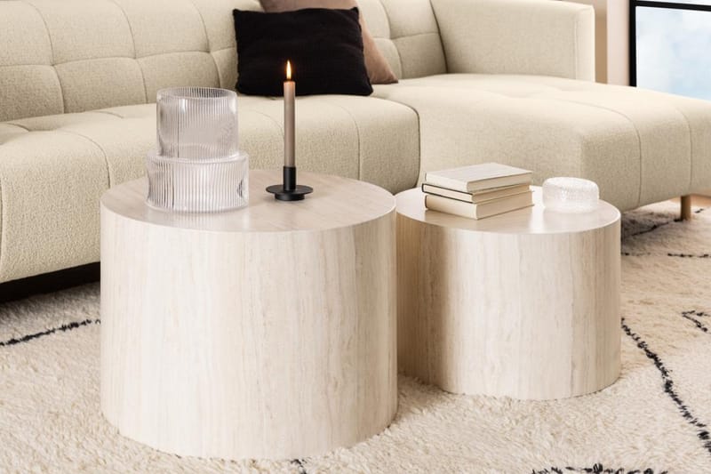 Samon Soffbord 58 cm - Beige - Möbler - Bord & matgrupp - Soffbord