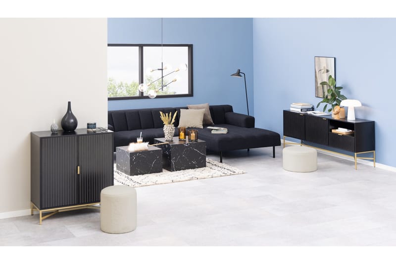 Samon Soffbord 58x58 cm - Svart - Möbler - Bord & matgrupp - Soffbord