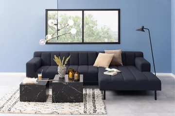 Samon Soffbord 58x58 cm - Svart - Möbler - Bord & matgrupp - Soffbord