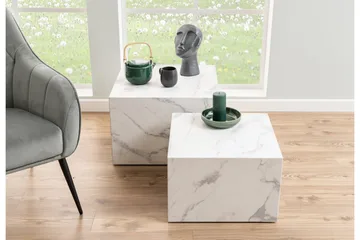 Samon Soffbord 58x58 cm - Vit - Möbler - Bord & matgrupp - Soffbord