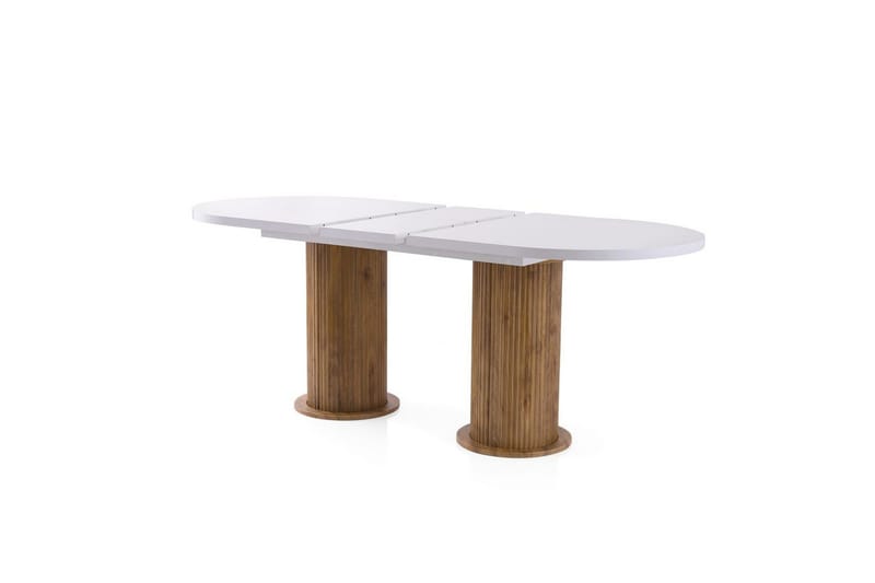 Samtens Matbord 180 cm Oval - Vit - Möbler - Bord & matgrupp - Matbord & köksbord