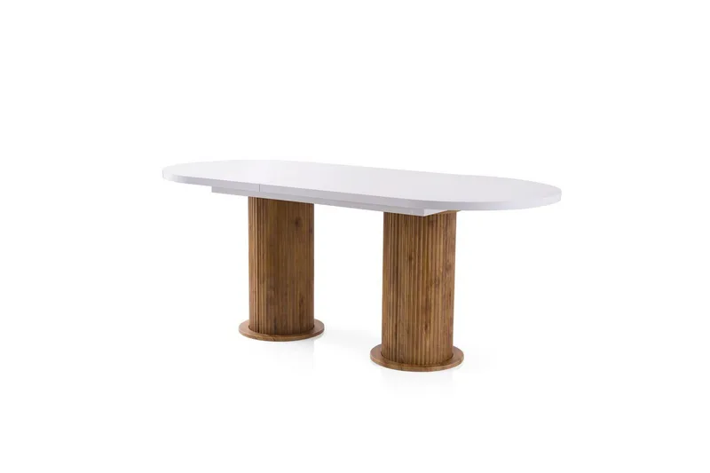 Samtens Matbord 180 cm Oval - Vit - Möbler - Bord & matgrupp - Matbord & köksbord