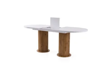 Samtens Matbord 180 cm Oval - Vit - Möbler - Bord & matgrupp - Matbord & köksbord