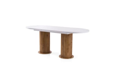 Samtens Matbord 180 cm Oval - Vit - Möbler - Bord & matgrupp - Matbord & köksbord