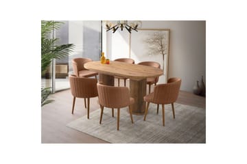 Samtens Matbord 180 cm Rektangulär - Valnöt - Möbler - Bord & matgrupp - Matbord & köksbord