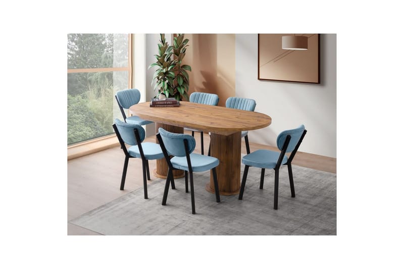 Samtens Matbord 180 cm Rektangulär - Valnöt - Möbler - Bord & matgrupp - Matbord & köksbord