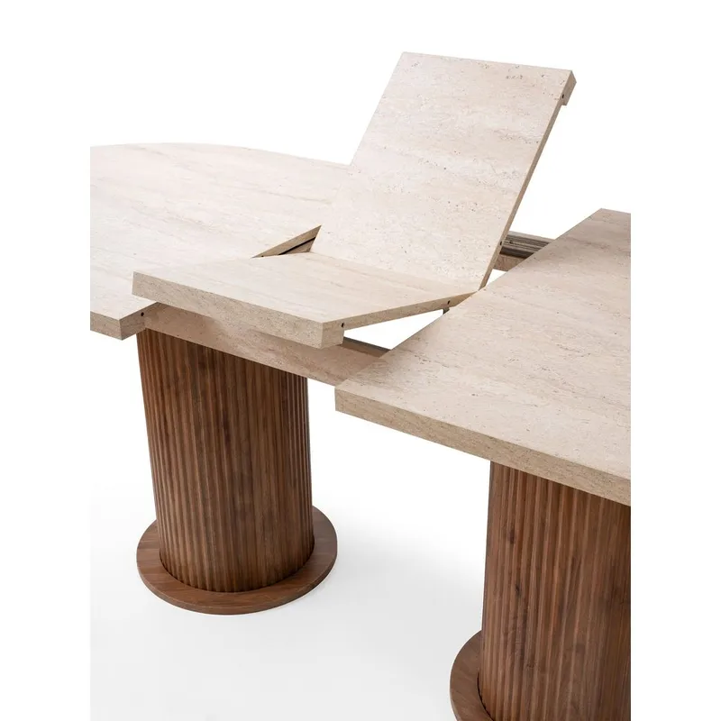 Samtens Matbord Oval 180 cm - Brun/Taupe - Möbler - Bord & matgrupp - Matbord & köksbord