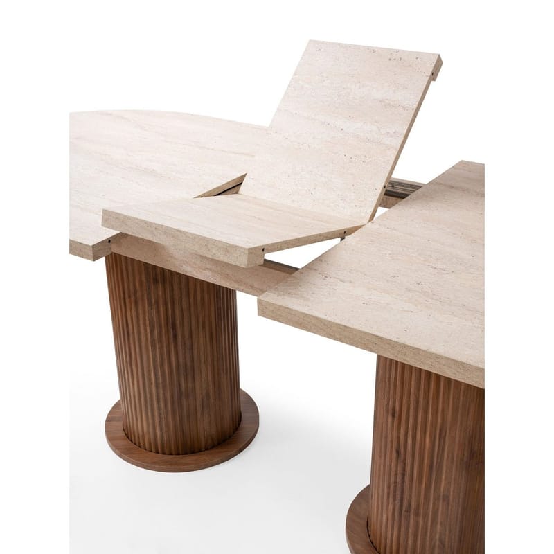 Samtens Matbord Oval 180 cm - Brun/Taupe - Möbler - Bord & matgrupp - Matbord & köksbord