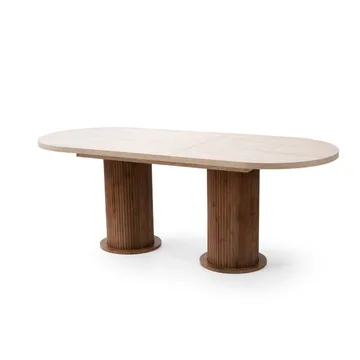 Samtens Matbord Oval 180 cm - Brun/Taupe - Möbler - Bord & matgrupp - Matbord & köksbord