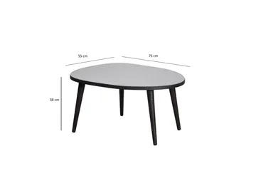 Samtens Soffbord 75 cm - Svart - Möbler - Bord & matgrupp - Soffbord