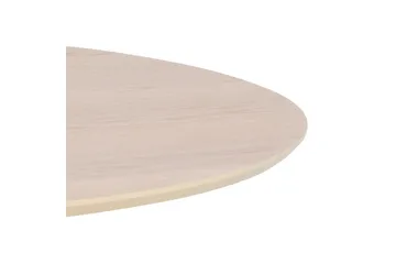 Sanae Runt Matbord 105 cm med Trä- och Ekutseende - Vit - Möbler - Bord & matgrupp - Matbord & köksbord