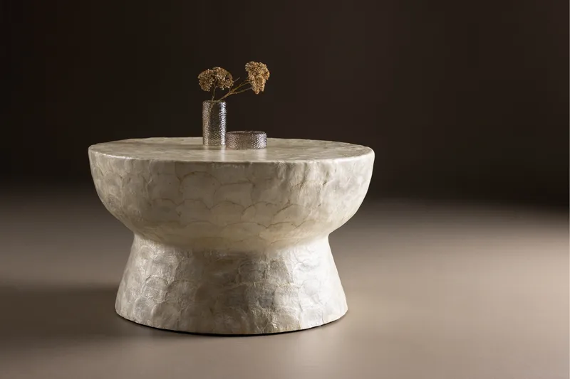 Sandön Soffbord 70 cm Rund - Ljusgrå - Möbler - Bord & matgrupp - Soffbord