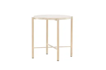 Sandhamn Soffbord 40 cm Rund - Beige - Möbler - Bord & matgrupp - Soffbord