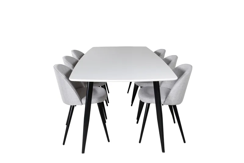 Sedavi Matgrupp 240 cm Rektangulär med 6 Sedavi Stolar, Svart