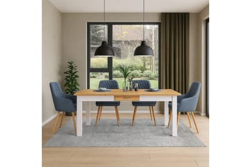 Selma Matbord Rectangulär 180x90 cm - Vit - Möbler - Bord & matgrupp - Matbord & köksbord