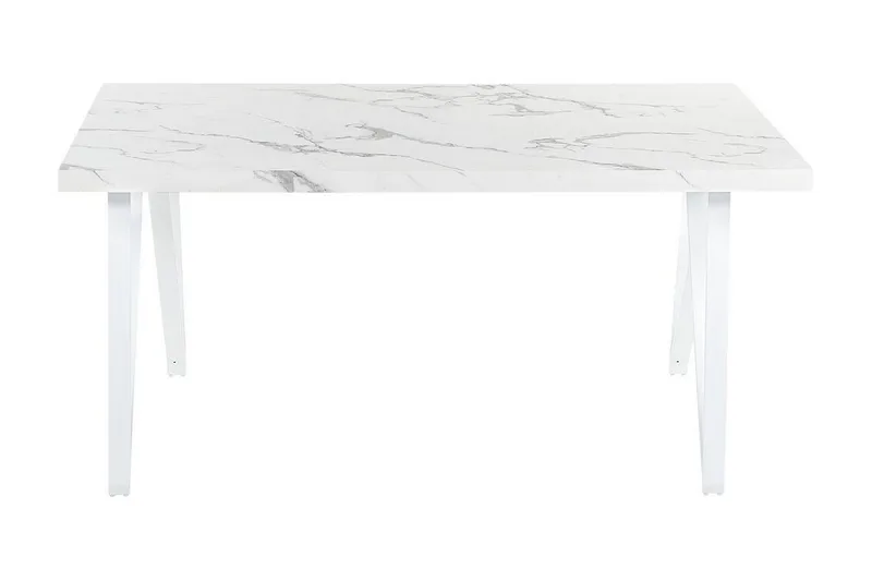 Senneterre Matbord 90x160 cm - Vit/Grå - Möbler - Bord & matgrupp - Matbord & köksbord