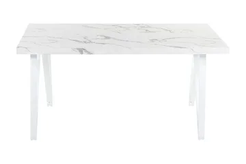 Senneterre Matbord 90x160 cm - Vit/Grå - Möbler - Bord & matgrupp - Matbord & köksbord