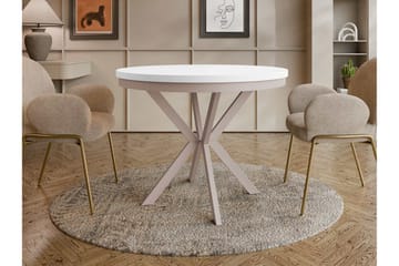 Sereth Litet Runt Matbord 90 cm - Vit / Beige - Möbler - Bord & matgrupp - Matbord & köksbord