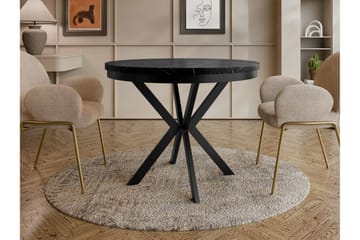 Sereth Matbord 100 cm Rund - Svart - Möbler - Bord & matgrupp - Matbord & köksbord