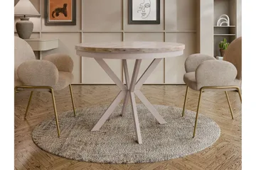 Sereth Matbord 90 cm Rund - Brun/Beige - Möbler - Bord & matgrupp - Matbord & köksbord