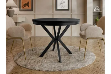 Sereth Matbord 90 cm Rund - Svart - Möbler - Bord & matgrupp - Matbord & köksbord