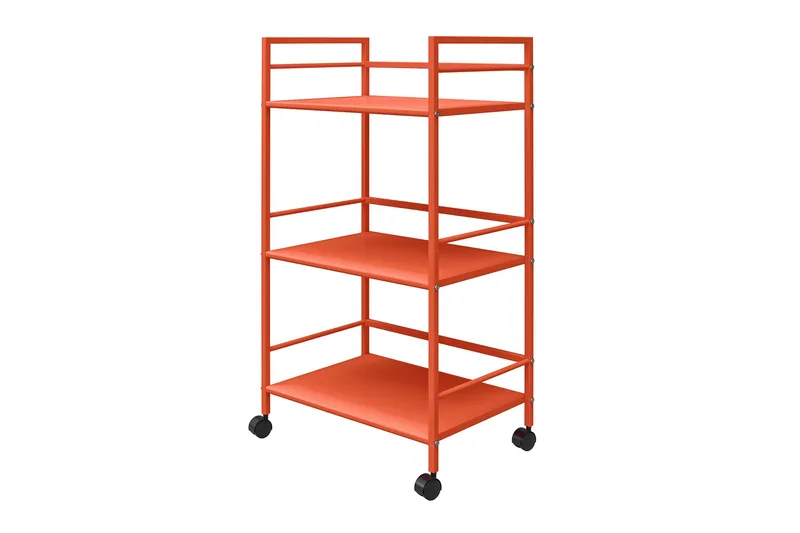 Cache Drinkvagn 43x29 cm Orange - Novogratz - Möbler - Bord & matgrupp - Serveringsvagn & serveringsbord - Drinkvagn & barvagn