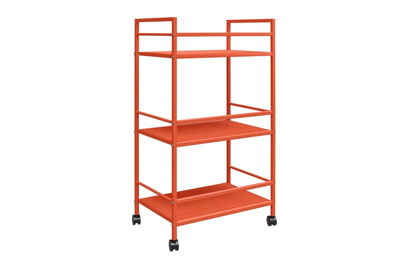 Drinkvagn Cache 43x29 cm Orange - Novogratz - Drinkvagn & barvagn - Rullvagn, rullbord & serveringsbord