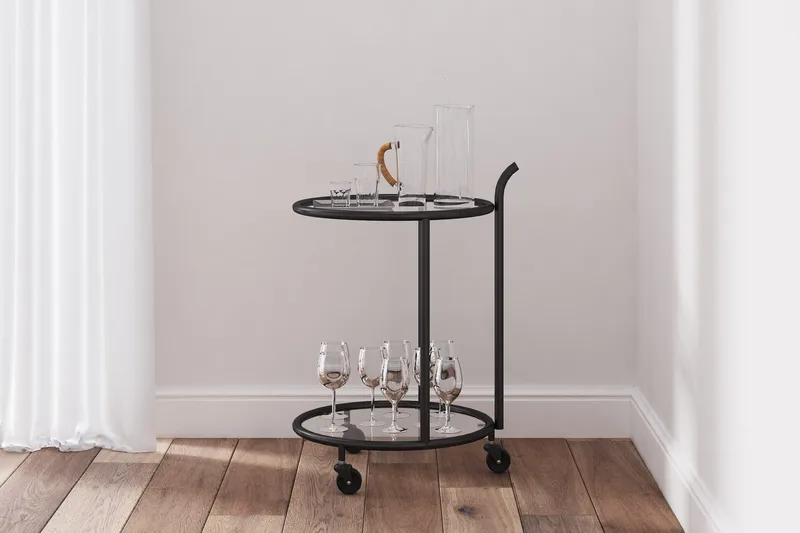 Eahbus Drinkvagn - Svart - Möbler - Bord & matgrupp - Serveringsvagn & serveringsbord - Drinkvagn & barvagn