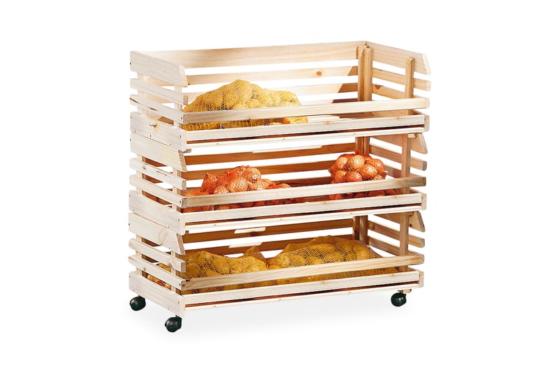 Förvaringshylla Terri 79 cm - Brun - Möbler - Bord & matgrupp - Serveringsvagn & serveringsbord - Drinkvagn & barvagn
