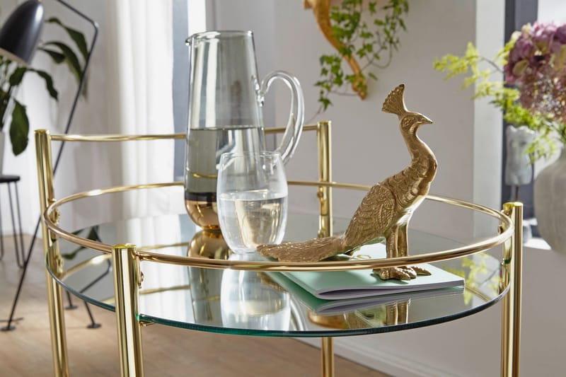 Kenebrew Drinkvagn 67x46 cm - Guld - Möbler - Bord & matgrupp - Serveringsvagn & serveringsbord - Drinkvagn & barvagn