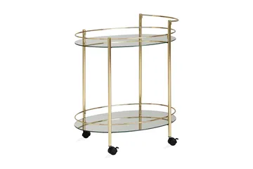 Kenebrew Drinkvagn 67x46 cm - Guld - Möbler - Bord & matgrupp - Serveringsvagn & serveringsbord - Drinkvagn & barvagn