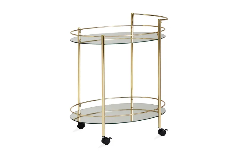 Kenebrew Drinkvagn 67x46 cm - Guld - Möbler - Bord & matgrupp - Serveringsvagn & serveringsbord - Drinkvagn & barvagn