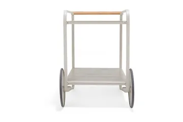 Portals Rullbord 92 cm - Vit/trä - Möbler - Bord & matgrupp - Serveringsvagn & serveringsbord - Drinkvagn & barvagn