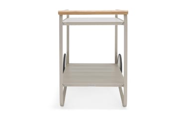 Rullbord Portals 92 cm - Vit/trä - Möbler - Bord & matgrupp - Serveringsvagn & serveringsbord - Drinkvagn & barvagn