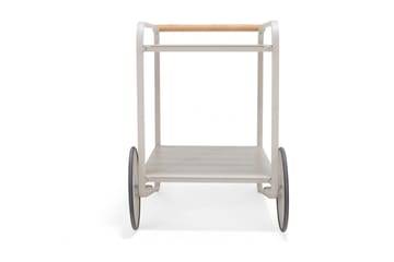 Rullbord Portals 92 cm - Vit/trä - Möbler - Bord & matgrupp - Serveringsvagn & serveringsbord - Drinkvagn & barvagn