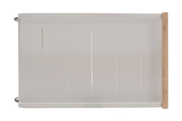 Rullbord Portals 92 cm - Vit/trä - Möbler - Bord & matgrupp - Serveringsvagn & serveringsbord - Drinkvagn & barvagn