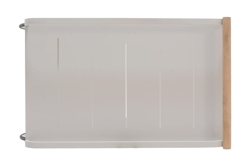 Rullbord Portals 92 cm - Vit/trä - Möbler - Bord & matgrupp - Serveringsvagn & serveringsbord - Drinkvagn & barvagn
