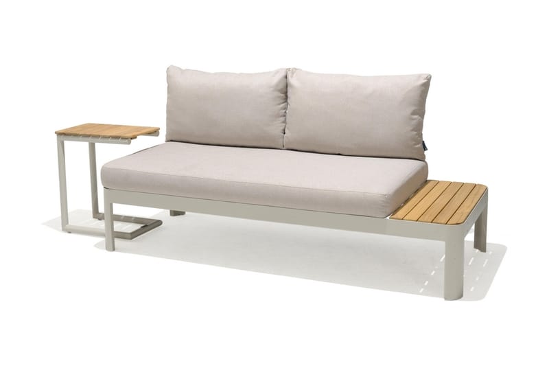 Rullbord Portals 92 cm - Vit/trä - Möbler - Bord & matgrupp - Serveringsvagn & serveringsbord - Drinkvagn & barvagn