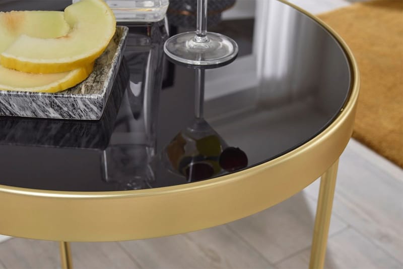 Thruston Drinkvagn 45x45 cm - Guld - Möbler - Bord & matgrupp - Serveringsvagn & serveringsbord - Drinkvagn & barvagn