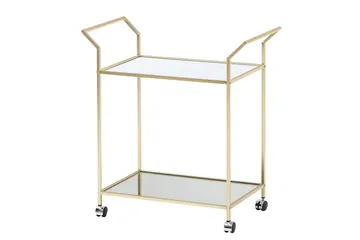 Tultered Serveringsvagn - Guld - Möbler - Bord & matgrupp - Serveringsvagn & serveringsbord - Drinkvagn & barvagn