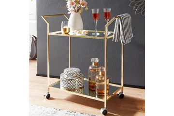 Tultered Serveringsvagn - Guld - Möbler - Bord & matgrupp - Serveringsvagn & serveringsbord - Drinkvagn & barvagn