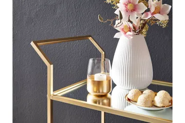 Tultered Serveringsvagn - Guld - Möbler - Bord & matgrupp - Serveringsvagn & serveringsbord - Drinkvagn & barvagn