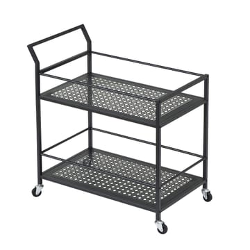 Fenino Serveringsvagn 79 cm - Mattsvart - Möbler - Bord & matgrupp - Serveringsvagn & serveringsbord - Drinkvagn & barvagn