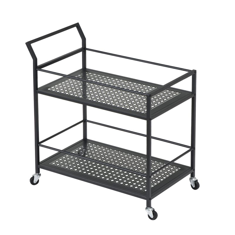 Fenino Serveringsvagn 79 cm - Mattsvart - Möbler - Bord & matgrupp - Serveringsvagn & serveringsbord - Drinkvagn & barvagn