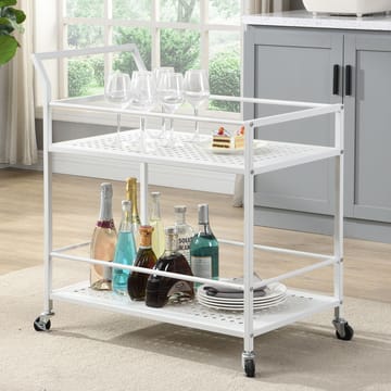 Fenino Serveringsvagn 79 cm - Mattvit - Möbler - Bord & matgrupp - Serveringsvagn & serveringsbord - Drinkvagn & barvagn
